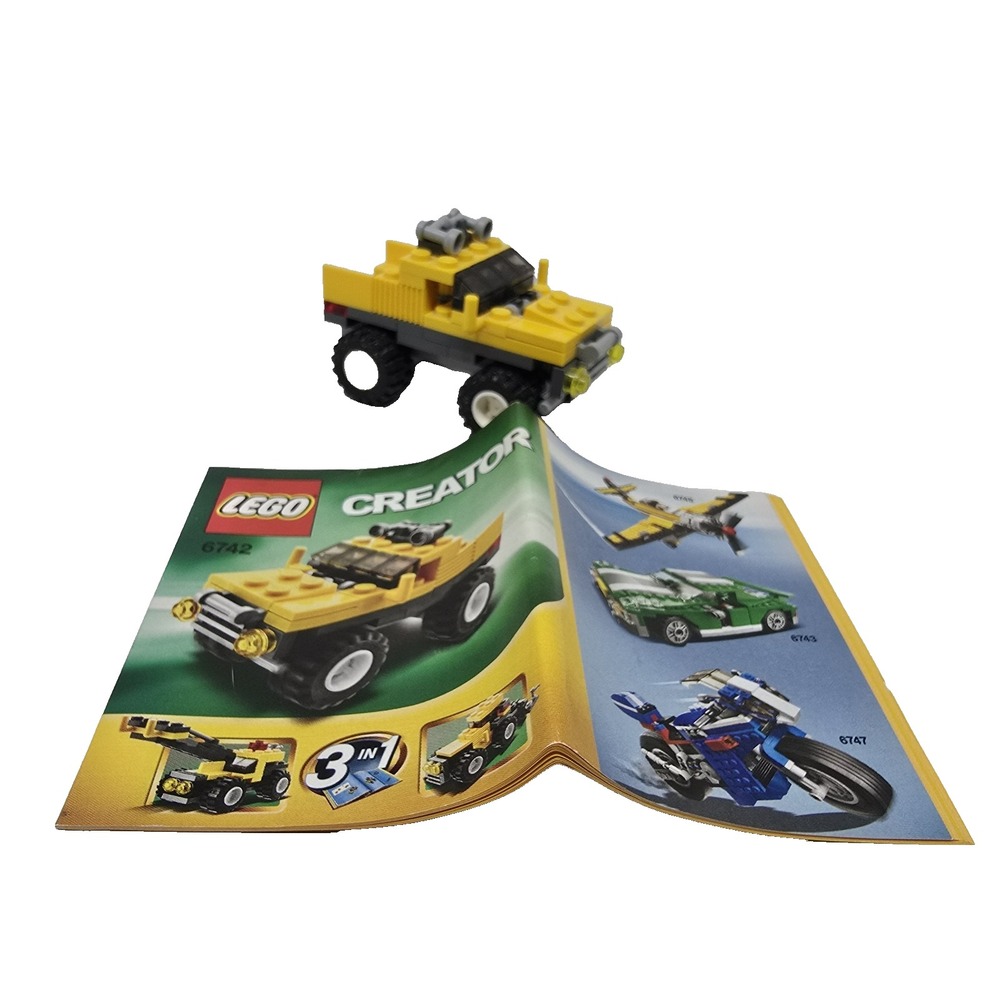 Lego 6742 Creator 3-in-1 Mini Off-Roader 100% Complete‎ with Manual - Picture 1 of 6